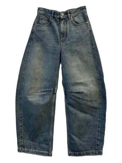 Loewe Barrel Denim Jeans In Blue