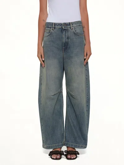 Loewe Barrel Jeans In Blue