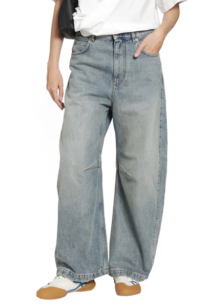 Loewe Barrel Jeans In Blue