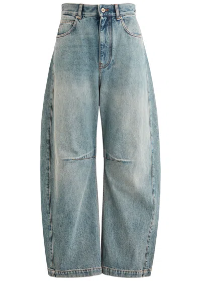 Loewe Barrel-leg Jeans In Blue