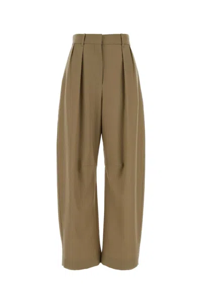 Loewe Barrel Trousers In Brown