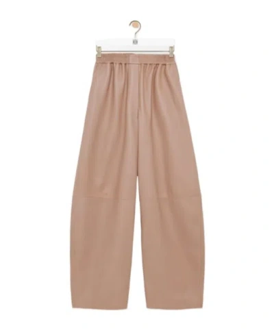 LOEWE BARREL TROUSERS IN NAPPA LAMBSKIN