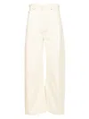 Loewe Denim Trousers With Belt Loops In Neutral