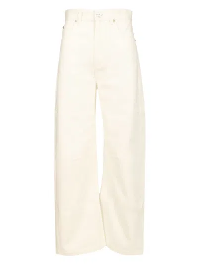 Loewe Barrel Trousers Jeans White