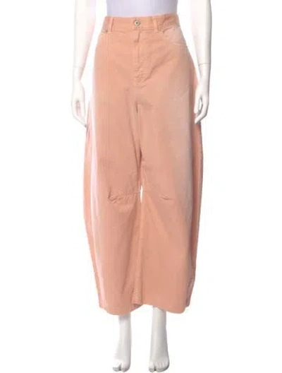 Pre-owned Loewe Barrel Wide Leg Pants In Neutrals