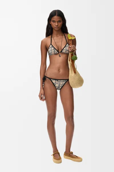 Loewe Bikini Bottom In Technical Jersey Size:l For Woman In Black