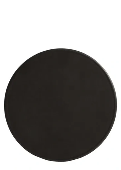 Loewe Base For Wax Candleholder, Wax Candleholder, Black Glazed Terracotta Base