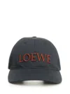 Loewe Baseball Cap Hats Blue In Blue