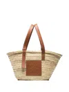 Loewe Embossed Anagram Basket Tote Bag