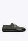 Loewe Bay Lace-up Shoes In Green