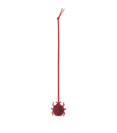 LOEWE BEADED LADYBUG CHARM