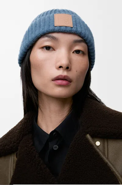 Loewe Beanie In Cashmere For Woman In Pink