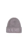 Loewe ` Beanie In Wool In Purple