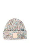 Loewe Beanie In Wool And Cashmere Blend In Multi