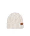 Loewe Beanie In Wool In White