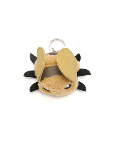 Loewe Bee Bag Charm In Purple