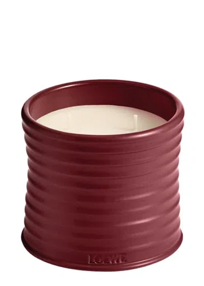 Loewe Beetroot Candle In Burgundy