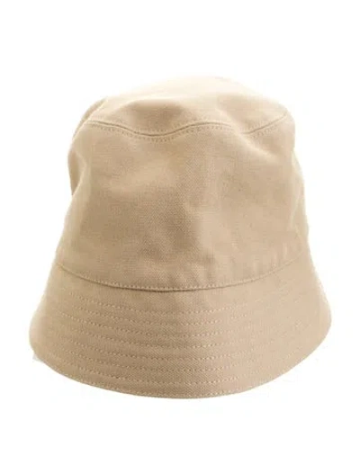 Pre-owned Loewe Beige Bucket Hat Size 57 In Neutrals