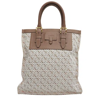 Pre-owned Loewe Beige Canvas Tote Bag ()