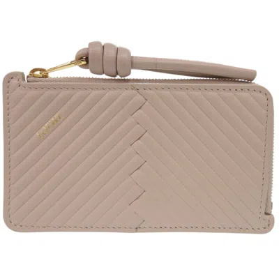 Pre-owned Loewe Beige Leather Coin Purse/coin Case ()