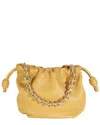 Loewe Beige Leather Mini Flamenco Crossbody (authentic Pre-loved) In Yellow