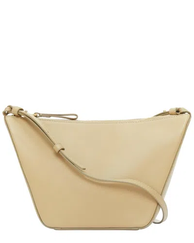 Pre-owned Loewe Beige Leather Mini Hammock Hobo Bag (authentic Pre-loved)