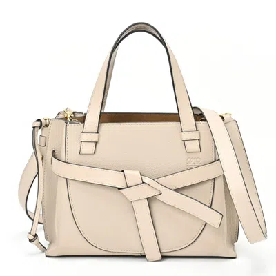 Pre-owned Loewe Beige Leather Shoulder Bag ()