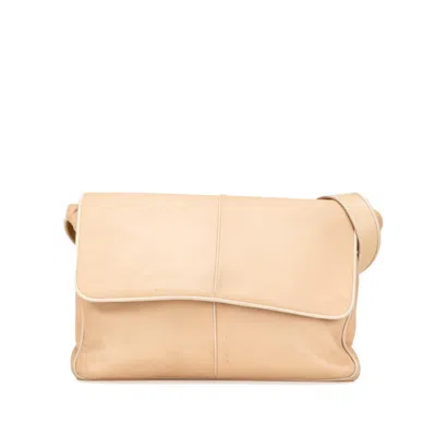 Pre-owned Loewe Beige Leather Shoulder Bag ()