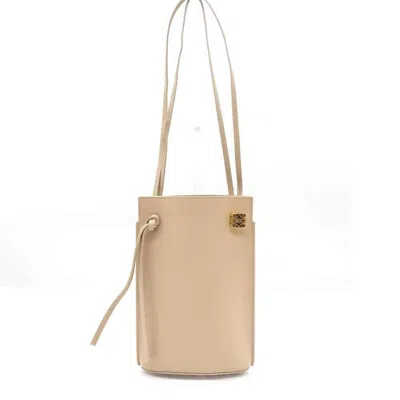Pre-owned Loewe Beige Leather Shoulder Bag ()