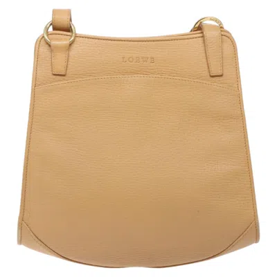 Pre-owned Loewe Beige Leather Shoulder Bag ()