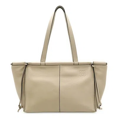 Pre-owned Loewe Beige Leather Shoulder Bag Tote Bag () In Sand