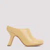 Loewe Terra 100 Leather Mules In Beige