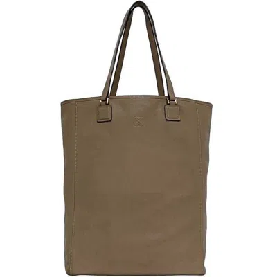 Pre-owned Loewe Beige Leather Tote Bag ()