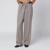 Loewe Tailored Trousers Belt Loops And Button In Gray
