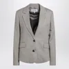 Loewe Beige Mélange Wool Jacket In Gray