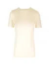 Loewe Beige Silk Blend T-shirts And Polos