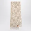 Loewe Beige/white Scarf In Alpaca And Wool Blend In Neutral