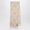 Loewe Beige/white Scarf In And Blend In Neutral