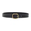 Loewe Leather Belt In Black