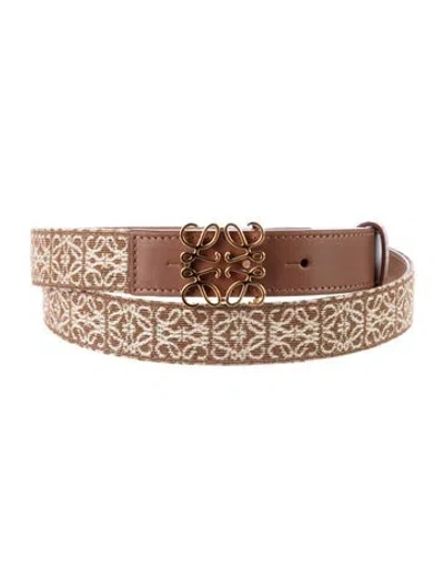 Pre-owned Loewe Belt In Brown