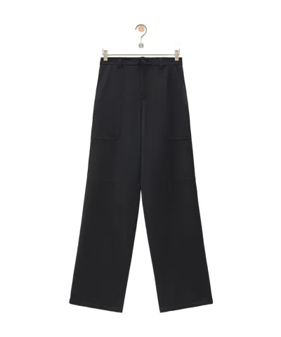 LOEWE CARGO TROUSERS IN WOOL