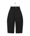 Loewe Belt-loop Casual Pants In Black