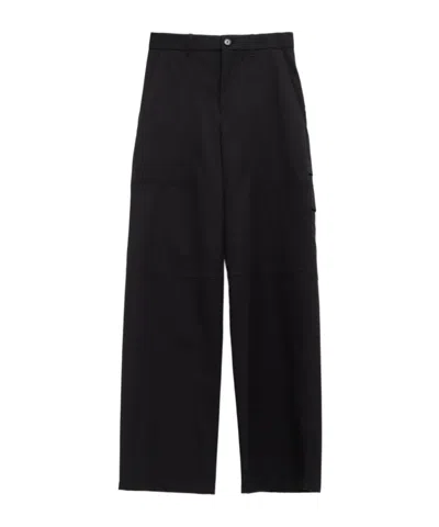 Loewe Belt-loop Casual Pants In Black