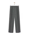 Loewe Belt Loop Casual Pants In Gray
