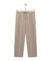 Loewe Belt Loop Casual Pants In Neutral