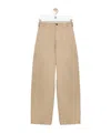 Loewe Belt Loop Casual Pants In Neutral