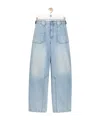 Loewe Belt Loop Jeans In Blue