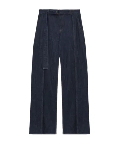 Loewe Belt Loop Jeans In Blue