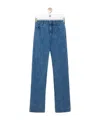 Loewe Belt Loop Jeans In Blue
