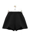 Loewe Belt Loop Shorts In Black
